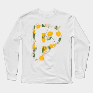 P flower Long Sleeve T-Shirt